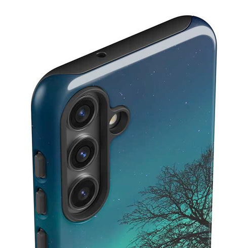 StockTrek Aurora Borealis over a lake in Norway Galaxy S24 Impact Case